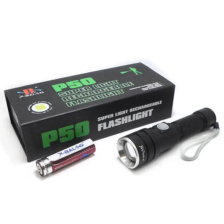 Тактичний ліхтар ручний, Ліхтар для дому з зарядкою від розетки суперяскравий JI-88 Львів - фото 3