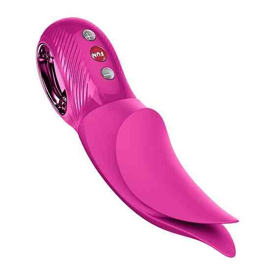 Вібратор для клітора Fun Factory VOLTA Magenta, гнучкий подвійний кінчик Sex Aura Київ