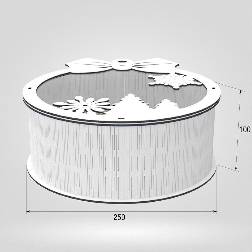 Подарункова коробка EKOSTAR d250 h100 Київ - фото 3