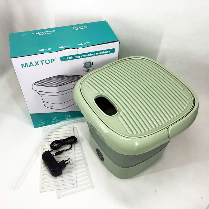 Пральна машина для дачі MAXTOP, Міні пральна машина для шкарпеток Складна XY-48 Львів - фото 6