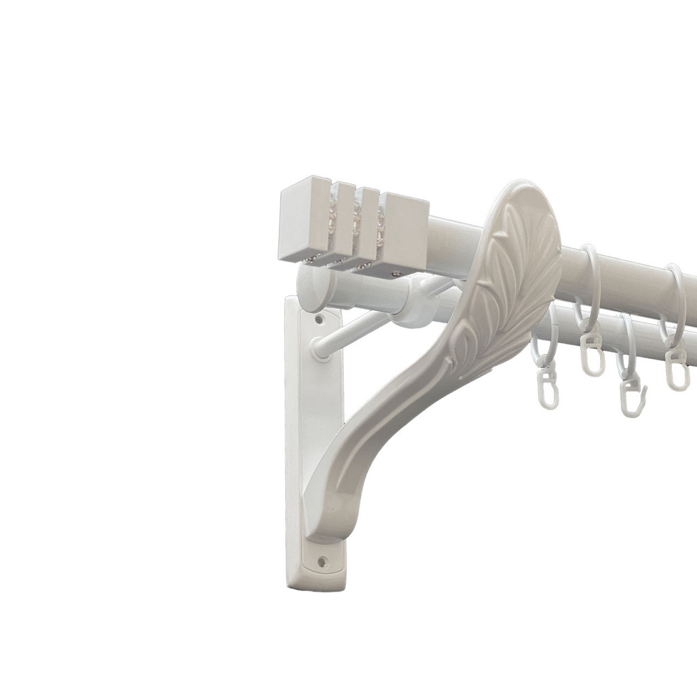 Карниз Orvit Ацтека металевий дворядний ретро Арктіс 25\19 мм 160 см (00-00010446) Львів - фото 1