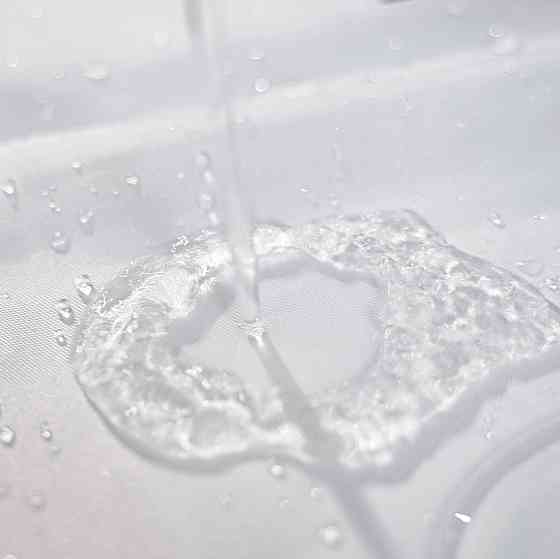 Шторка для ванны из полиэстера водонепроницаемая Bathlux 180x180 см с кольцами, занавеска для ванной комнаты Каменец-Подольский