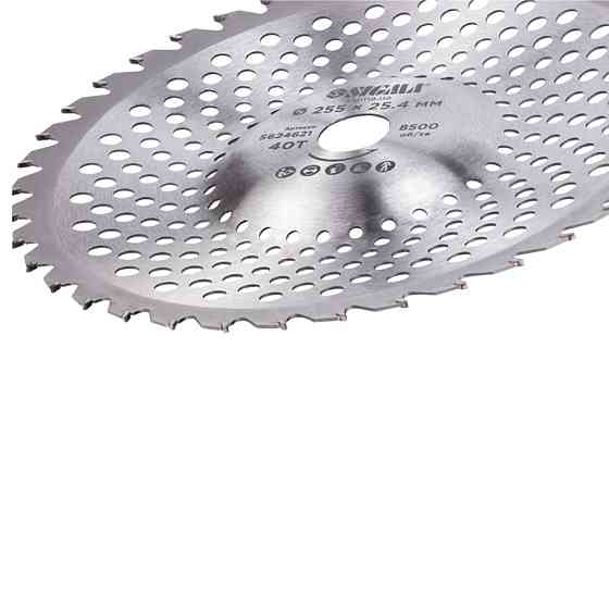 Sigma Диск для триммера с твердосплавными напайками Ø255×25.4мм 40Т волнообразный SIGMA (562462 Киев