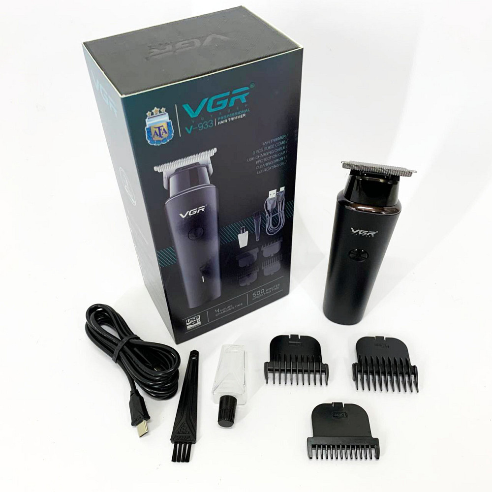Машинка для стрижки акумуляторна з керамічними ножами VGR, Машинка для стрижки волосся і гоління XZ-29 Львів - фото 12