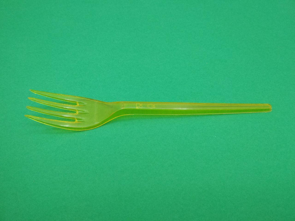 Вилки пластикові Жовті 100 шт Юніта Харків - фото 2