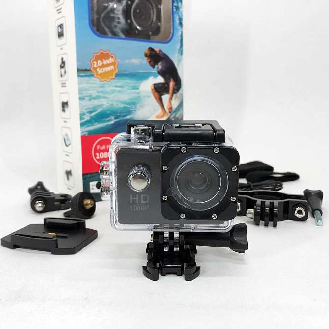 Видеокамеры sport DVR SPORT A7, Action camera hd 1080p, Налобная камера, Экшн камера MD-899 на голову Киев - изображение 3