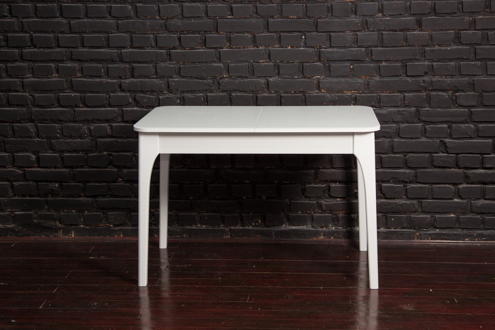 Стіл Фієста (110+35)*70, білий/білий Київ - фото 2