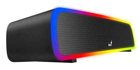 Акустика Genius USB SoundBar 200BT, 4W, Bluetooth, RGB, Black (6809767) Київ