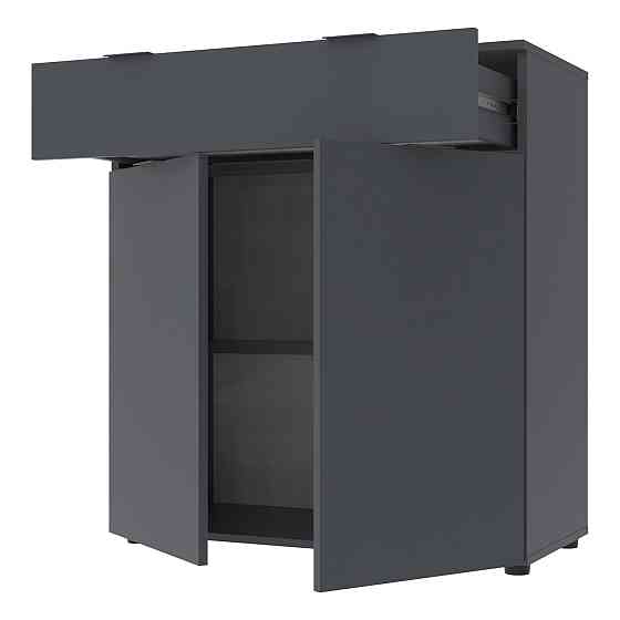 Комод в гостиную Doros Рон 2 80х38х100 см Графит (DRS-011295) Днепр