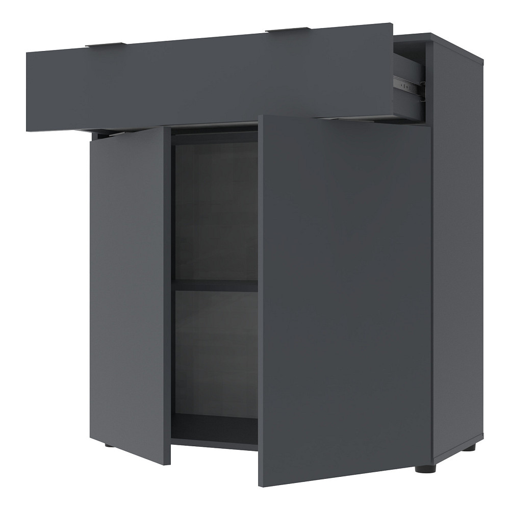 Комод в гостиную Doros Рон 2 80х38х100 см Графит (DRS-011295) Днепр - изображение 3