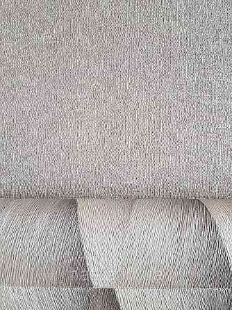 Шпалери метрові вінілові на флізелін Rasch Composition однотон розмиті під штукатурку структурні коричневі Київ