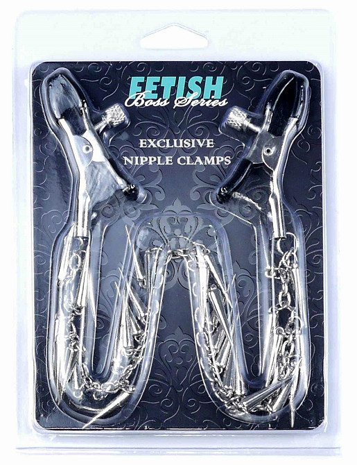 Зажимы для сосков Fetish Boss Series - №10 Exclusive Nipple Clamps, BS6100018 Sex Aura Киев - изображение 5