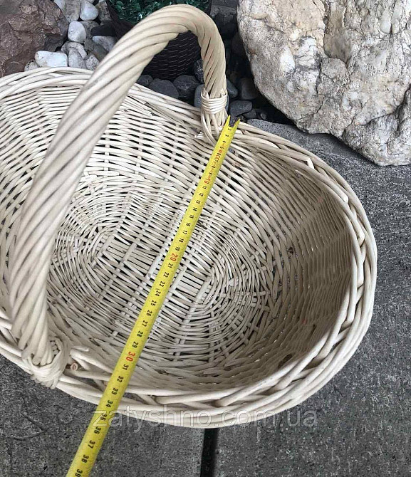 Корзина пасхальная молочная из лозы Киев - изображение 4