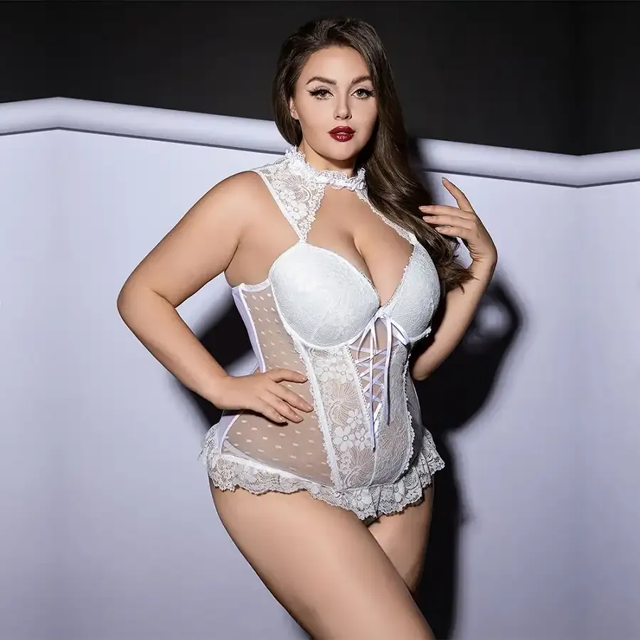 Корсет JSY P61132 White Plus Size Львів - фото 5