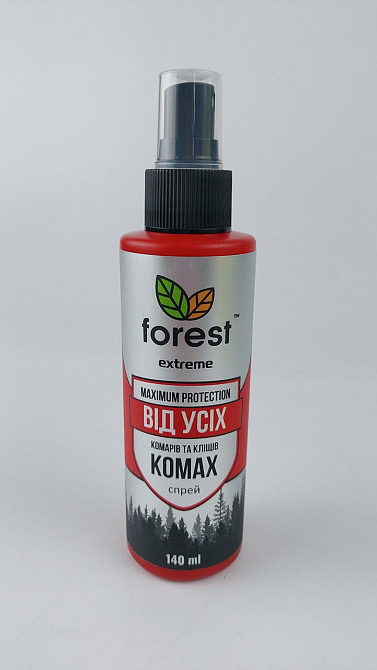 Спрей-репелент Forest Extreme 140 мл від усіх комах, що літають, (1 шт.) Харків - фото 1
