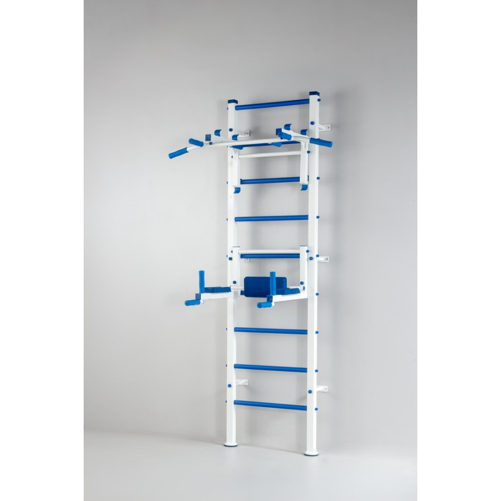 Шведська стінка зі знімним турником та брусами металева у квартиру для дорослих та дітей Кам'янське - фото 6