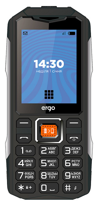 Мобильный телефон ERGO E242 Dual Sim Black (7200873) Киев - изображение 1