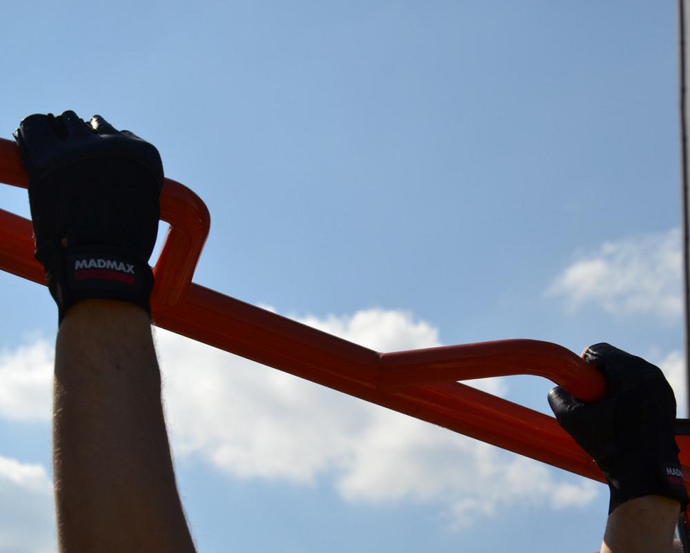 Рукавички для фітнесу MadMax MFG-248 Clasic Exclusive Black L Київ - фото 10