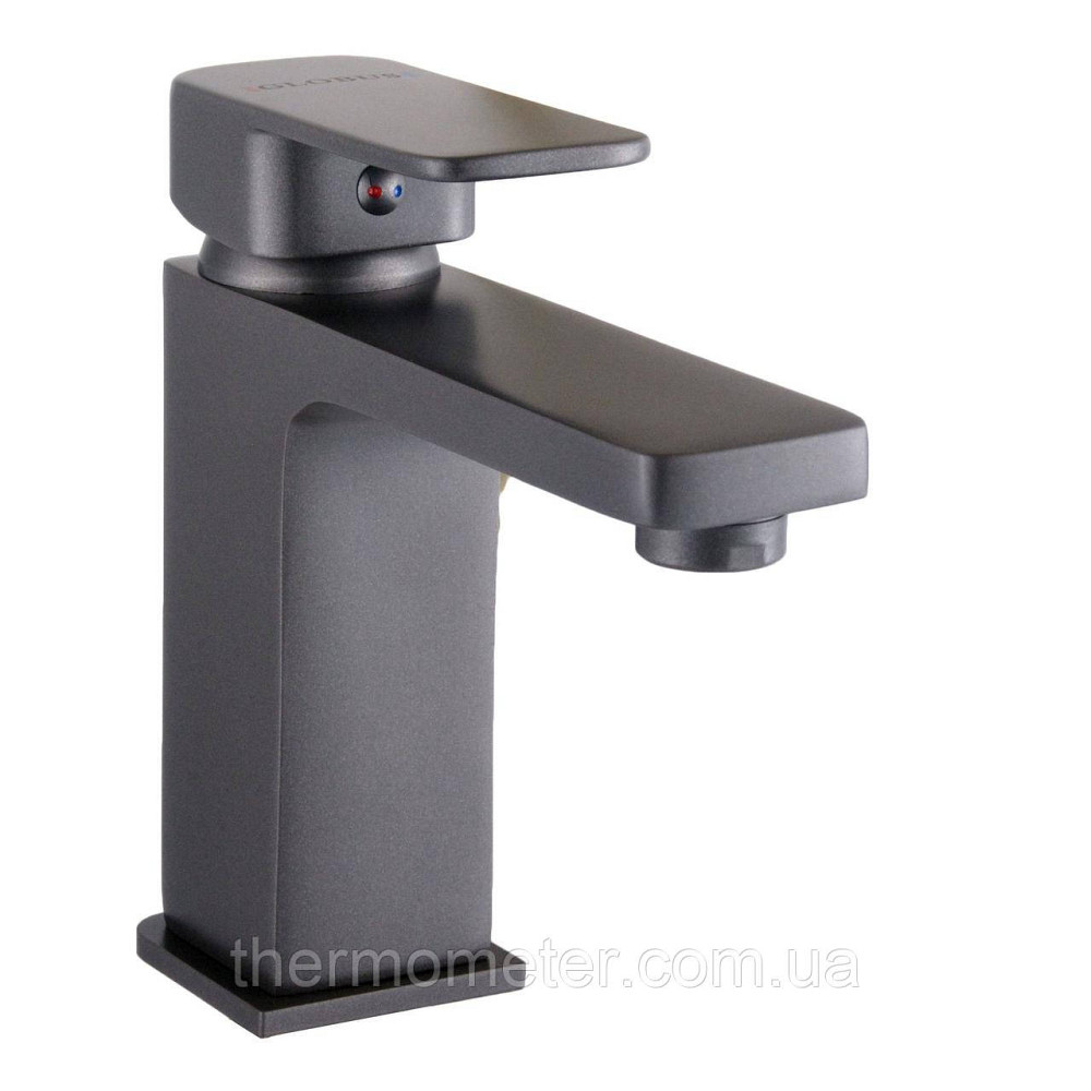 Смеситель для умывальника Globus Lux Milano GLM-0401-11-Graphite Киев - изображение 2