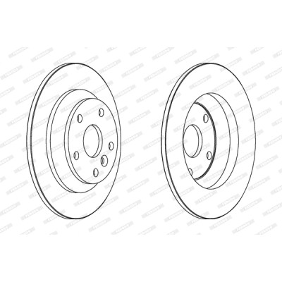 Тормозной диск FERODO DDF1616 Винница - изображение 1