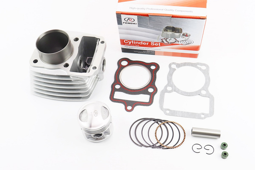 Циліндр к-кт (ЦПГ) 125cc Ø56,5мм, висота 69/96мм, палець 15мм FENGRI Київ - фото 1