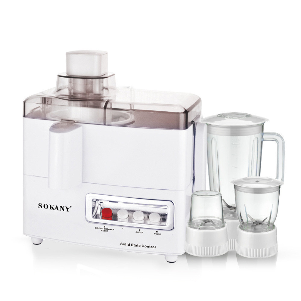 Кухонный комбайн с соковыжималкой и кофемолкой 4 в 1 блендер 800 Вт Sokany SK-03029 Киев - изображение 2