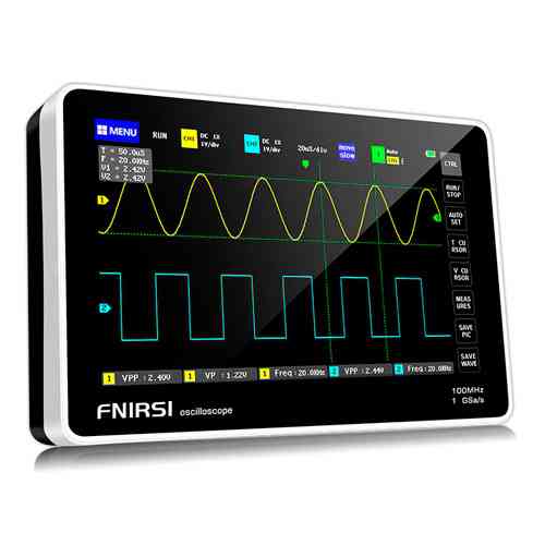Осциллограф 2кан 100МГц 7"ЖК 6000мАч 1ГС/с FNIRSI-1013D Винница