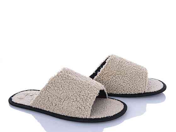 Домашние тапочки для квартиры дома открытый носок бежевые женские фетровые подошва фетр не стучат! 40/41 Одесса