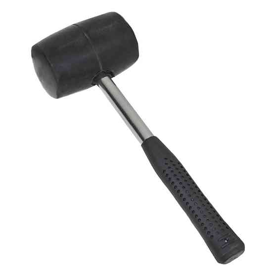 Sigma Киянка резиновая чёрная 680г металлическая обрезиненная рукоятка SIGMA (4317491) Коломыя