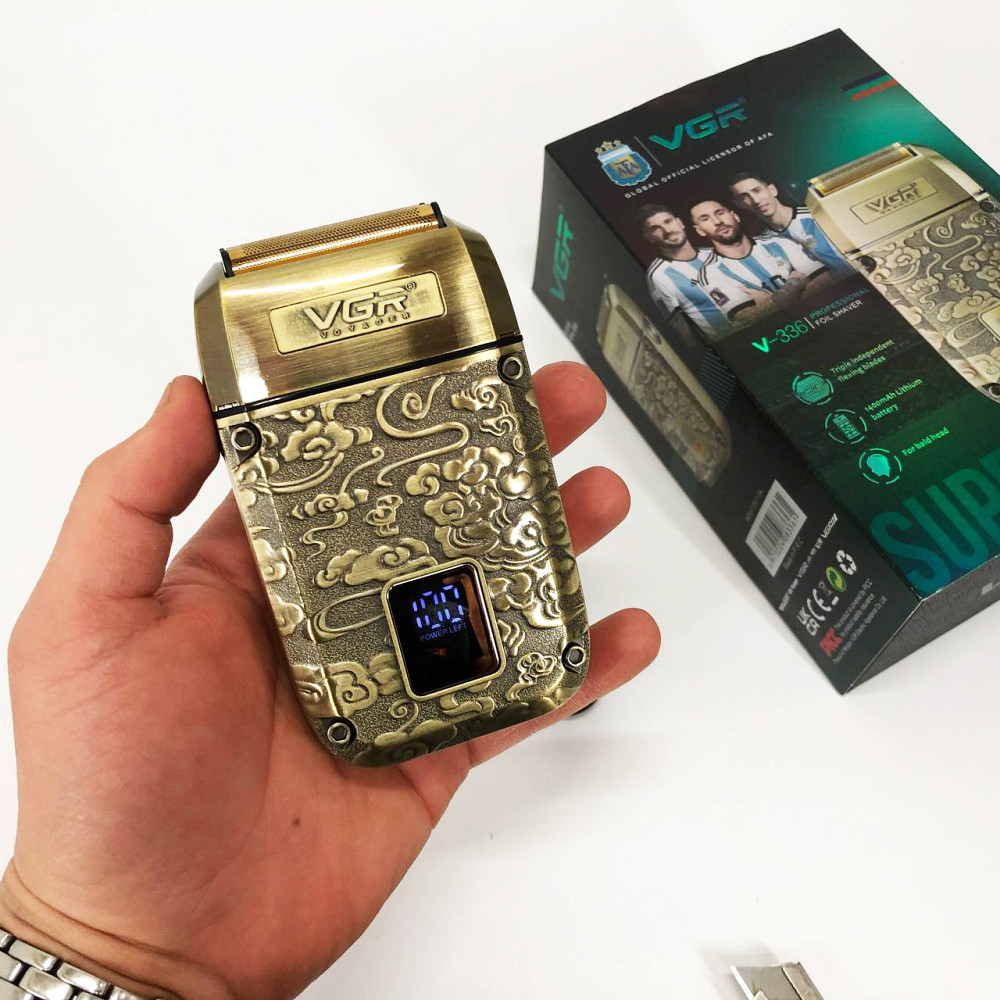 Компактная электробритва мужская VGR, Профессиональная электробритва бритва для бороды JK-53 Львов - изображение 8