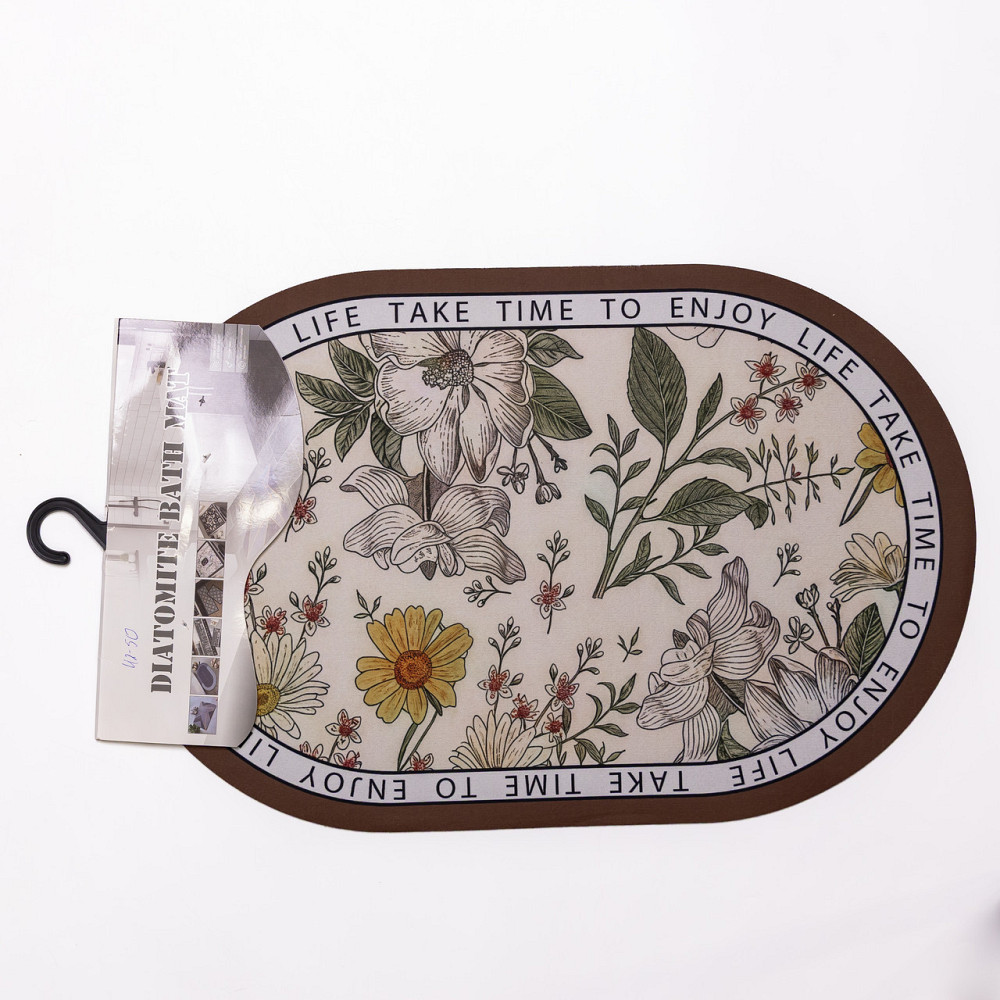 Килимок діатомітовий Floral Oval 38*58 см універсальний овальний HP-42-50 Коломыя - изображение 3