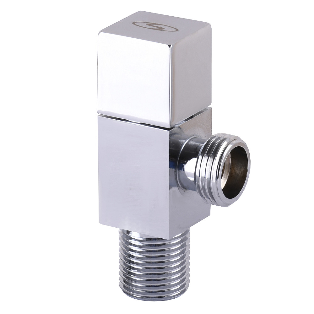 Кран напівобертовий кутовий SOLOMON 1/2″х3/4″ CUBE 7078 Луцк - изображение 3