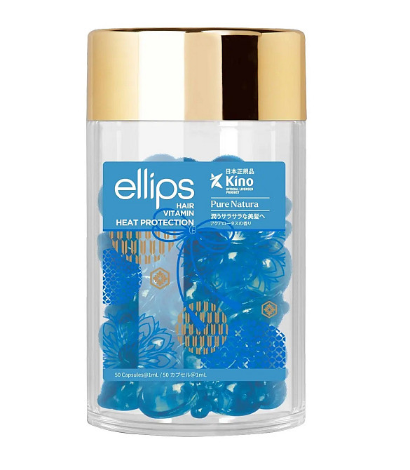 Вітаміни-олія для волосся Сила Лотосу Pure Natura with Blue Lotus Extract Ellips 50 шт Київ - фото 1