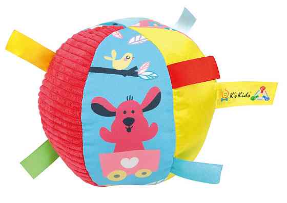 Погремушка Ks Kids Мяч мягкая (KA10805-OB) (6603095) Киев