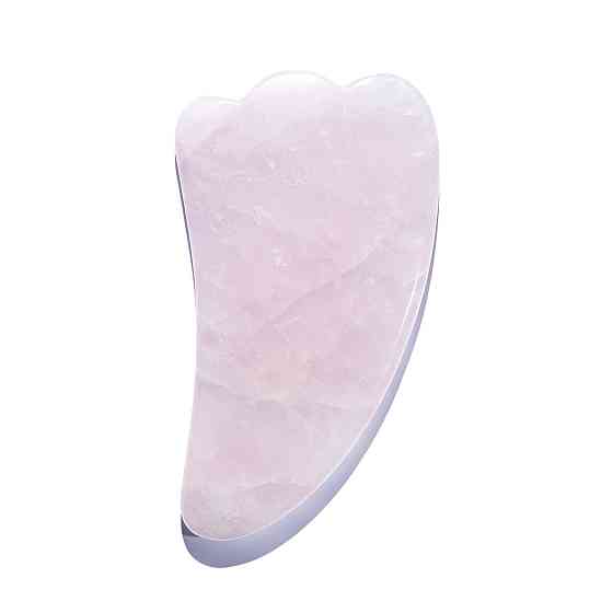 Скребок-массажер Гуаша из розового кварца Hillary Киев