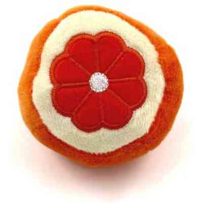 Игрушка для кошек Hippie Pet Апельсин 8 см (HIPCT2304042-3) Винница