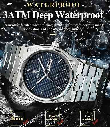 Годинник/часы POEDAGAR silver-black Original. Киев