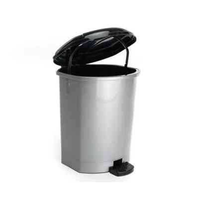 Контейнер для сміття Горизонт З педаллю Сірий 15 л (гор-02063/сірий) Вінниця