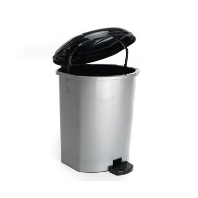 Контейнер для сміття Горизонт З педаллю Сірий 15 л (гор-02063/сірий) Вінниця - фото 1
