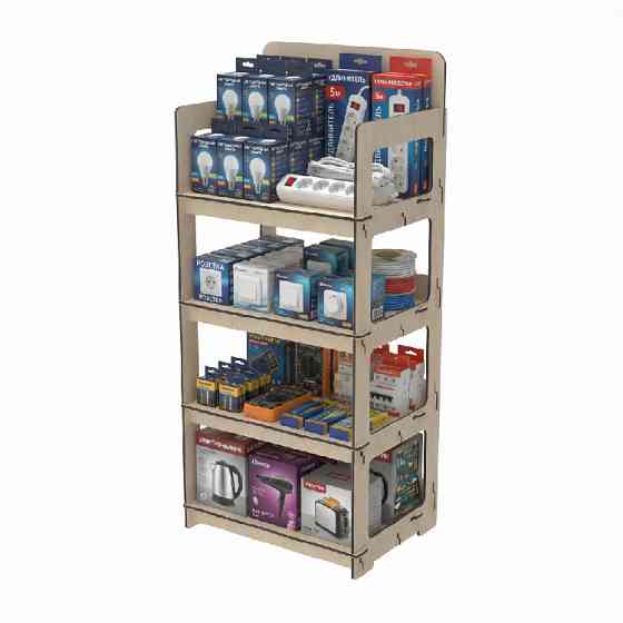 Стеллаж из фанеры EKOSTAR 600х450х1400 Киев