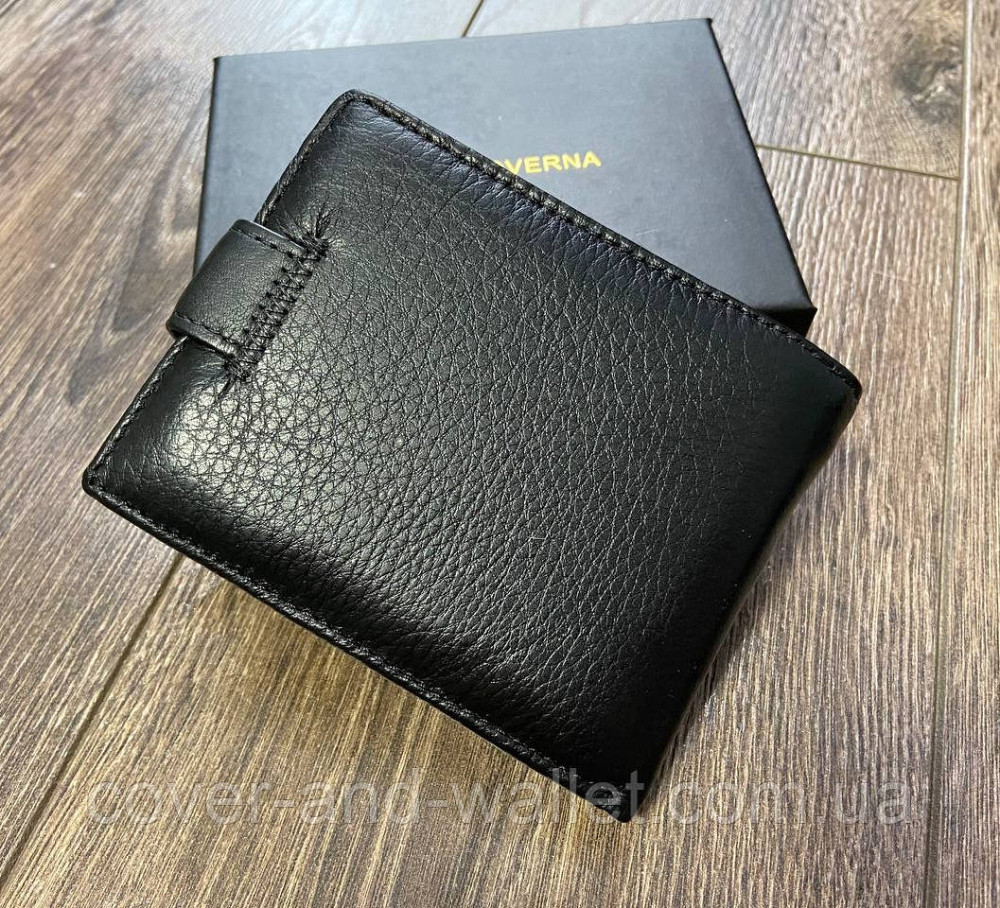 Мужской кожаный портмоне с визитницей на кнопке Marco Coverna M 111 Киев - изображение 10