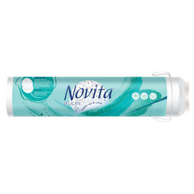 Ватные диски Novita Delicate 120 шт. (4744246013085) Винница - изображение 1