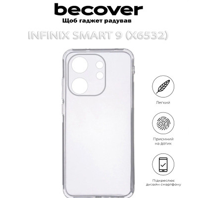 Чехол для мобильного телефона BeCover Infinix Smart 9 (X6532) Transparancy (712496) Винница - изображение 5