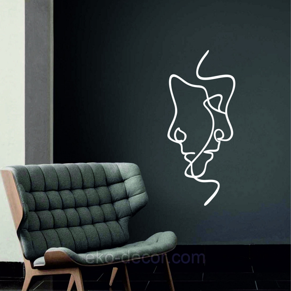 Декоративне настінне Панно «Він та Вона», Декор на стіну Київ - фото 1