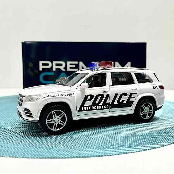 Машина Автосвіт Mercedes gls інерційна відчиняються двері 16.5 см Біла (AP-1957) Чернігів