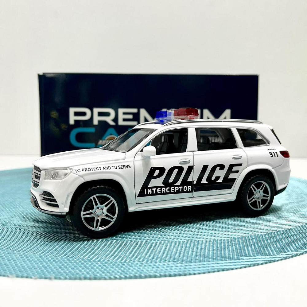 Машина Автосвіт Mercedes gls інерційна відчиняються двері 16.5 см Біла (AP-1957) Чернигов - изображение 5