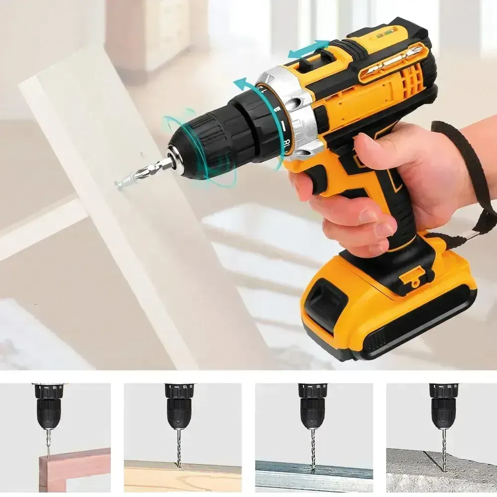 Аккумуляторный шуруповерт 36V KRAFFTEC с насадками в кейсе, для дома и профессионального использования Одесса - изображение 2