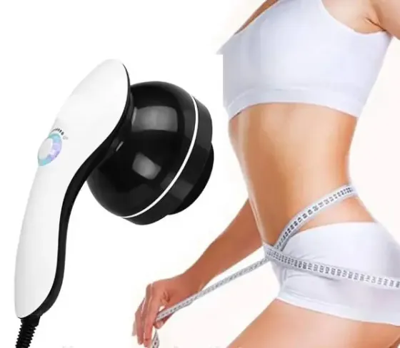 NEW Антицеллюлитный массажер Body Massage, 4 насадки / Вибромассажер с ИК подогревом / Массажер для тела Коломыя