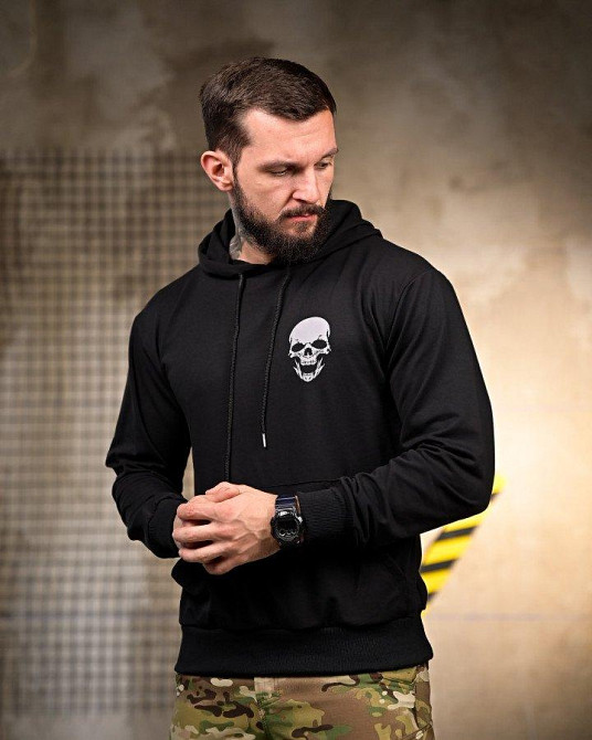 Милитари Худи Донецька область black РП7406 Одесса - изображение 3