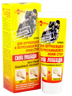 Сила коня крем для огрубілою і потрісканої шкіри стоп 75мл Київ - фото 1